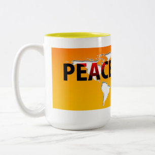 Peace vs War mugs & cups 