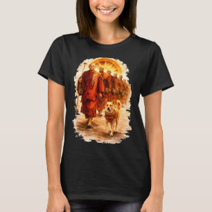 Peace walking monks and aloka dog walk for peace T-Shirt