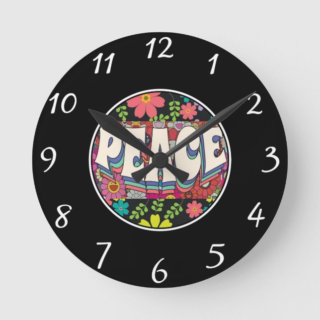 Peace Wall Clock (Front)