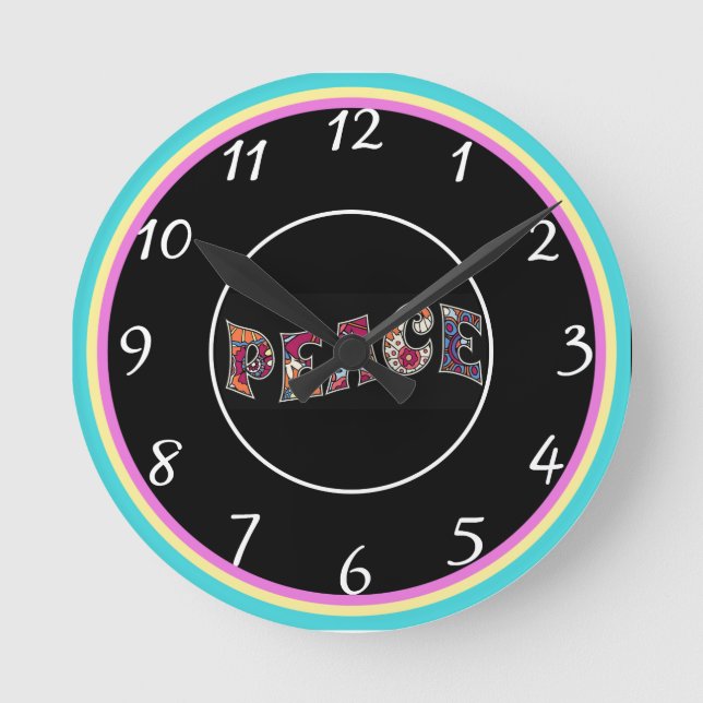 Peace Wall Clock (Front)