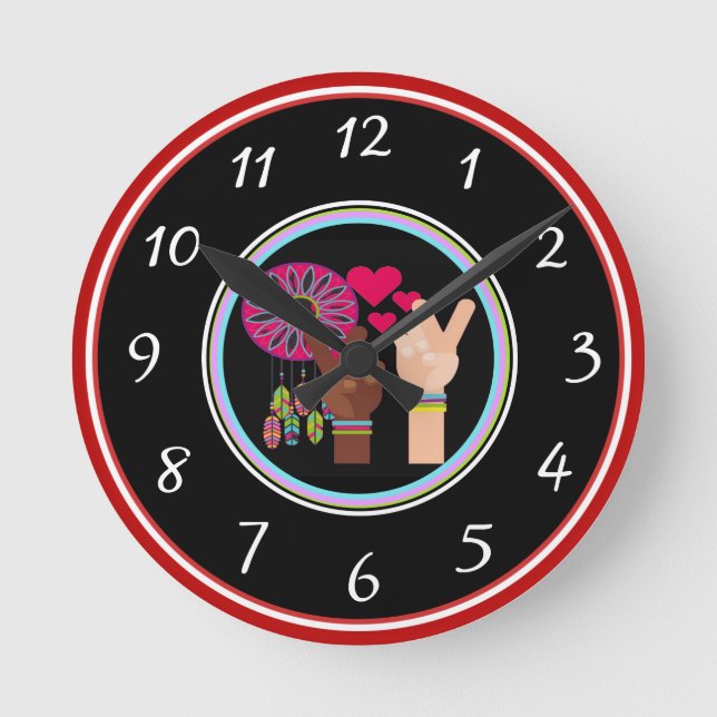 Peace Wall Clock (Front)