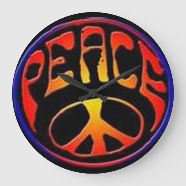 Peace - Wall Clock (Front)