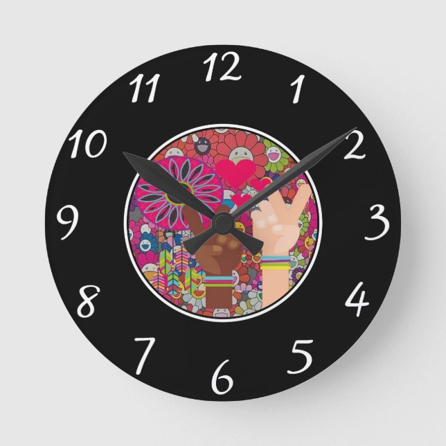 Peace Wall Clock (Front)