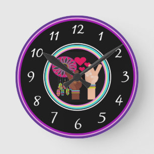 Peace Wall Clock
