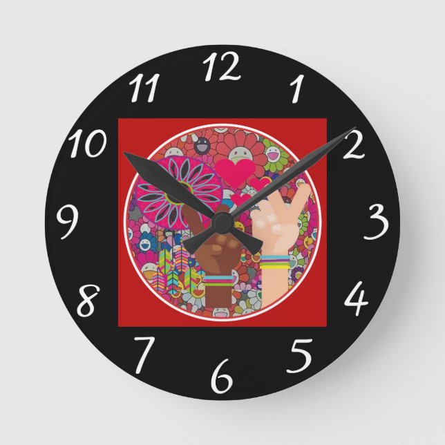 Peace Wall Clock (Front)