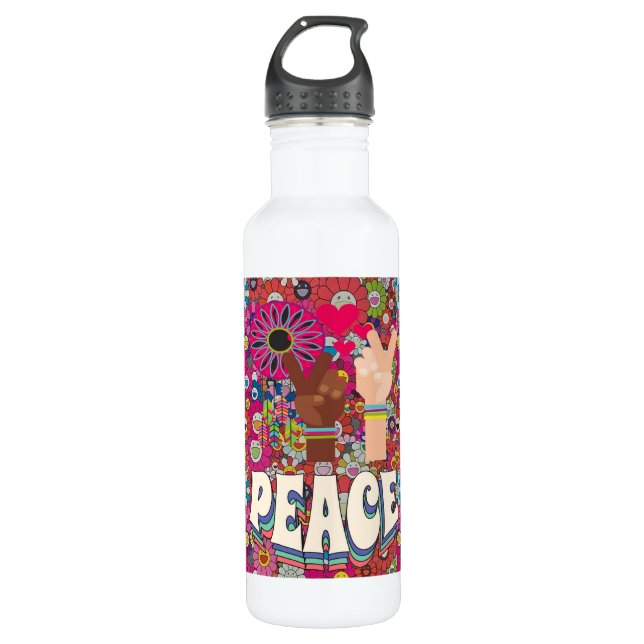 Peace Water Bottle (Front)
