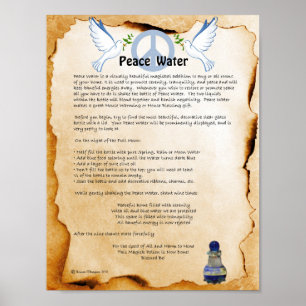 PEACE WATER POSTER