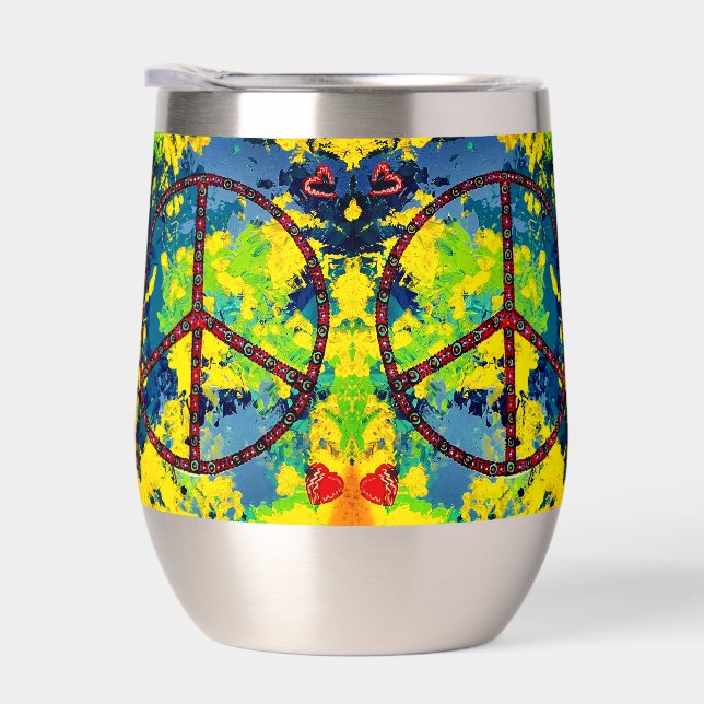 Peace Wine Tumbler (Right)