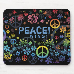 Peace Wins mousepad