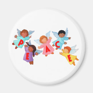 Peace with Angels Magnet