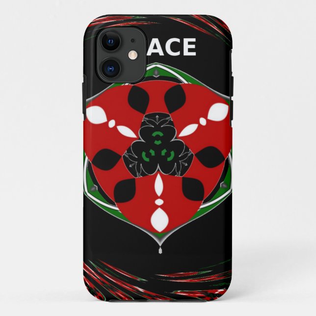 "Peace: with Shield Emblem" Art Print Case-Mate iPhone Case (Back)