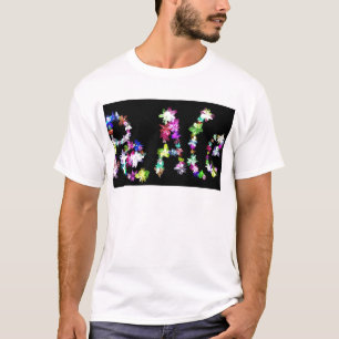 Peace Within, Peace Around   Floral Typography Ins T-Shirt
