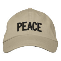 Peace Word Text Typography in Colours 2 Styles