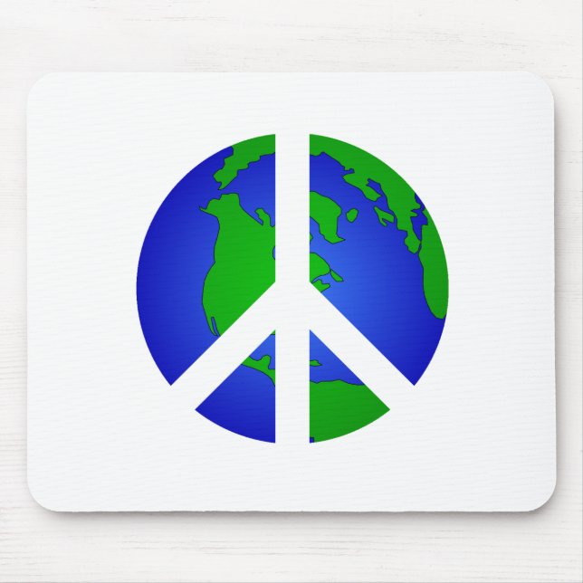 Peace World Peace Mouse Pad (Front)