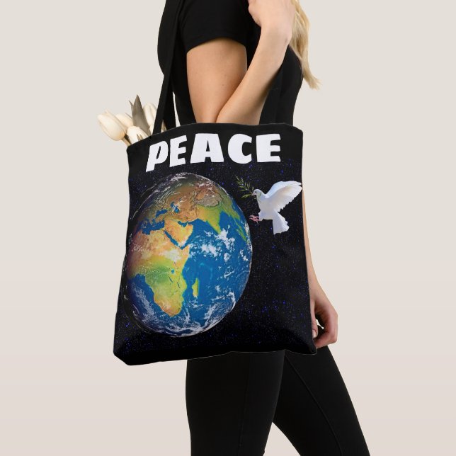 Peace - world Tote Bag (Close Up)