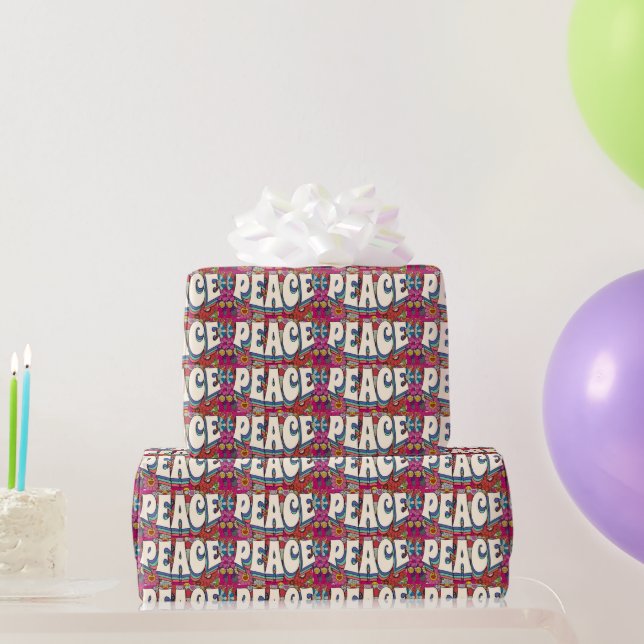 Peace Wrapping Paper (Party Gifts)