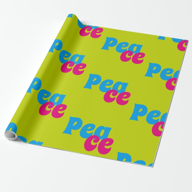 Peace Wrapping Paper (Unrolled)