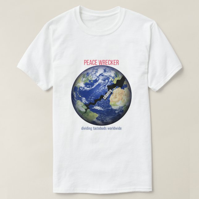 Peace Wrecker – Dividing Tastebuds Worldwide T-Shirt (Design Front)