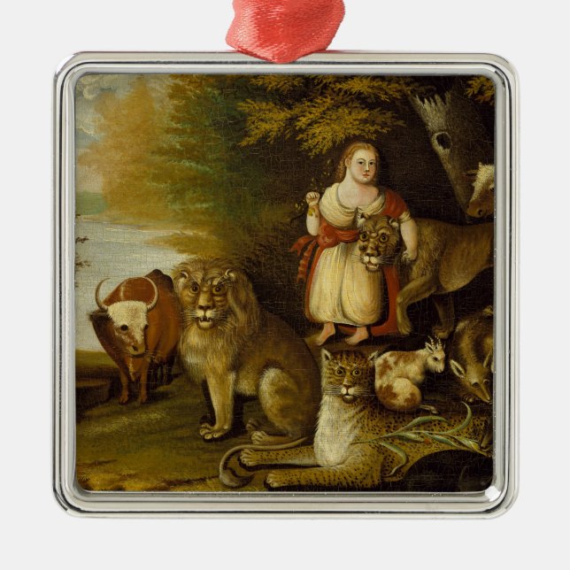 Peaceable Kingdom | 1830-32 Metal Ornament (Front)