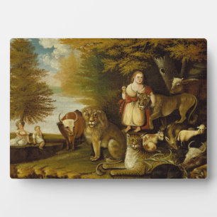 Peaceable Kingdom 1830-32 Plaque