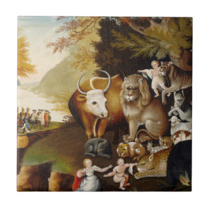 Peaceable Kingdom Animal Hicks Classic Ceramic Tile