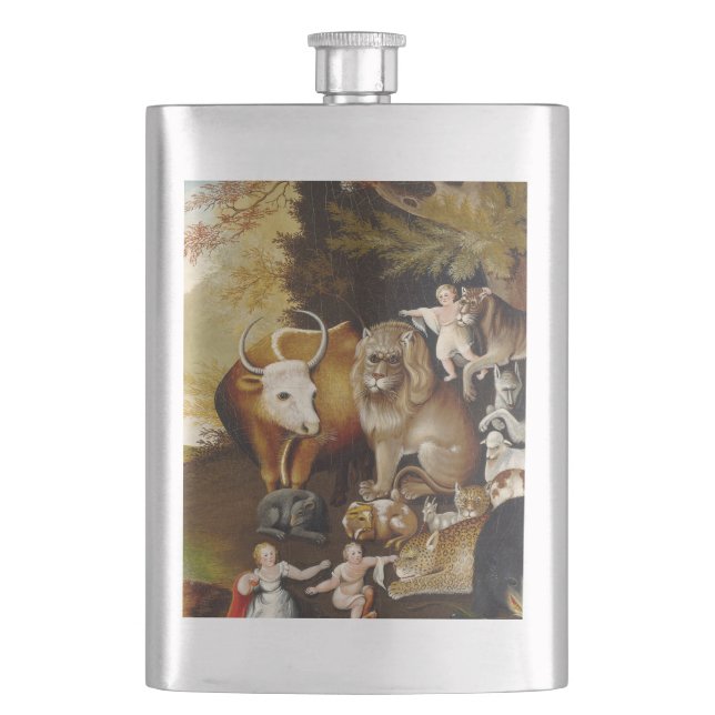 Peaceable Kingdom Animal Hicks Classic Hip Flask (Front)