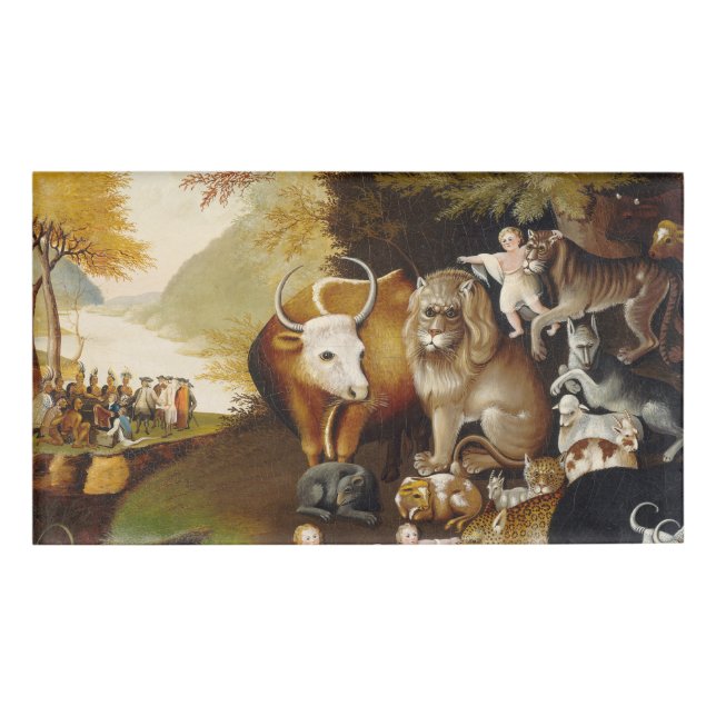 Peaceable Kingdom Animal Hicks Classic Name Tag (Front)