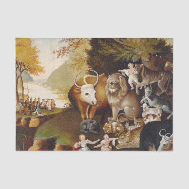Peaceable Kingdom Animal Hicks Classic Tissue Paper (Front)