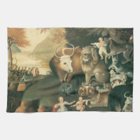 Peaceable Kingdom by Edward Hicks Vintage Folk Art