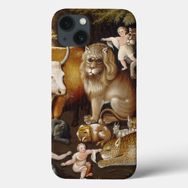 Peaceable Kingdom, c.1834 (oil on canvas) Case-Mate iPhone Case (Back)