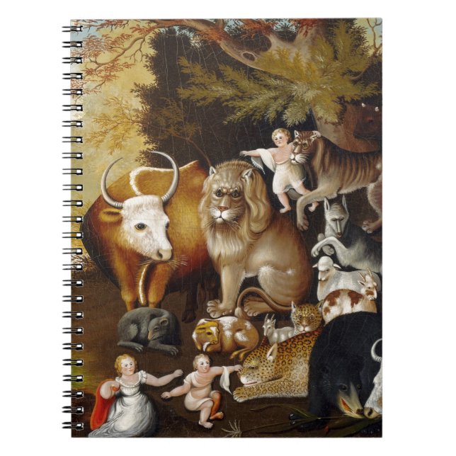 Peaceable Kingdom, c.1834 (oil on canvas) Notebook (Front)
