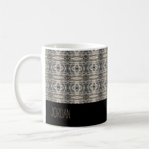 Peaceful Abstract Textured Pattern Coffee Mug