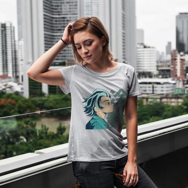 Peaceful Anime Boy  T-Shirt (Creator Uploaded)