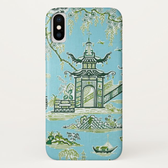 Peaceful Asian Garden iphone X case (Back)