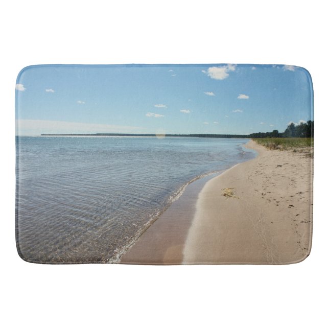 Peaceful at Big Traverse Bath Mat (Front)