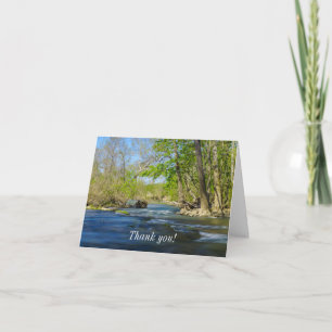 Peaceful At The River Thank You Card