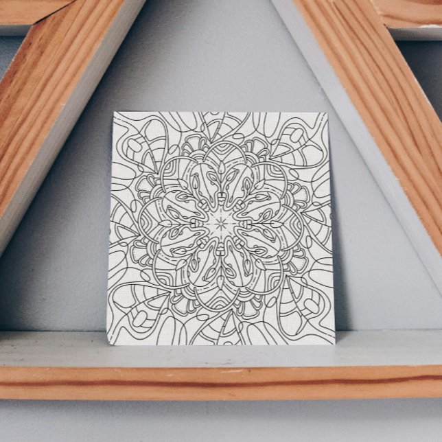 Peaceful Autumn: Fall Foliage Colouring Card (Creator Uploaded)