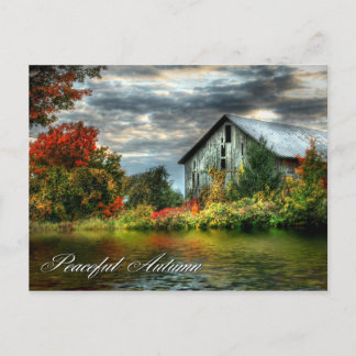 peaceful autumn - postcard