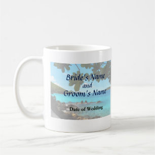 Peaceful Beach St. Thomas Wedding Products Coffee Mug
