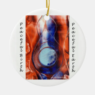 peaceful birth ornament