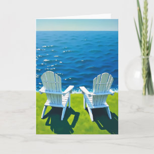 Peaceful Birthday Chairs Card