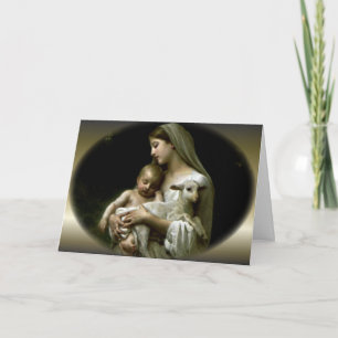 Peaceful Blessed Virgin Mary Card
