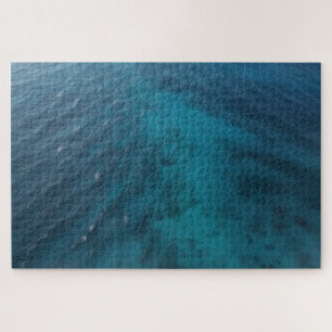 Peaceful Blue Ocean Challenging  Jigsaw Puzzle