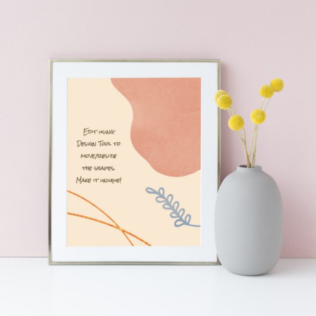 Peaceful Boho Shapes Poster (Creator Uploaded)