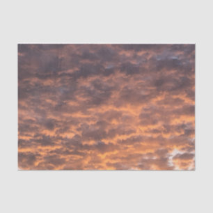 Peaceful Calm Dusk Sunset in the Clouds Evening    Tissue Paper