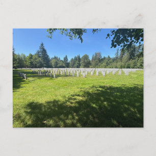 Peaceful Cemetery Postcard
