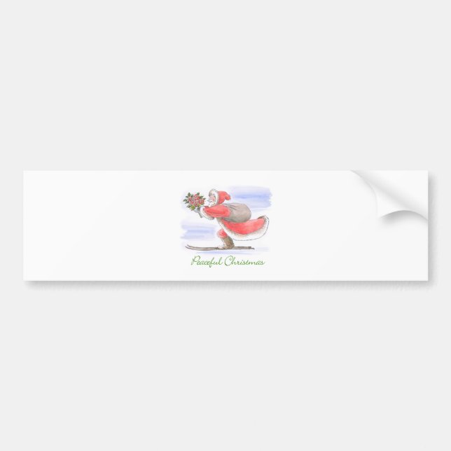 Peaceful Christmas Bumper Sticker (Front)