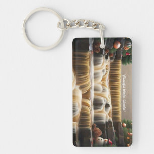 "Peaceful Christmas Escape" Key Ring