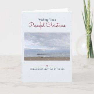 Peaceful Christmas Newbiggin Bay Christmas Card