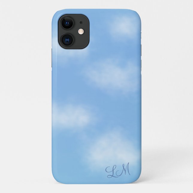 Peaceful Clouds Personalised Phone Case (Back)